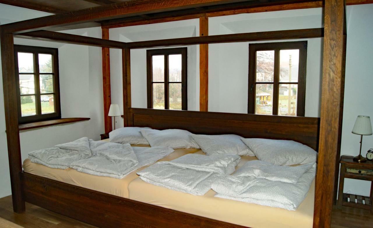 Ferienwohnung Laternenstube Mit Familienbett - Rittergut Leppersdorf Exterior foto